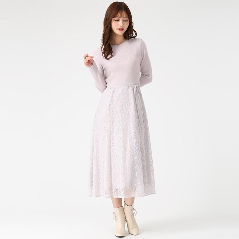 MISCH MASCH（ミッシュマッシュ） 2025秋冬新作 ラメレースニット