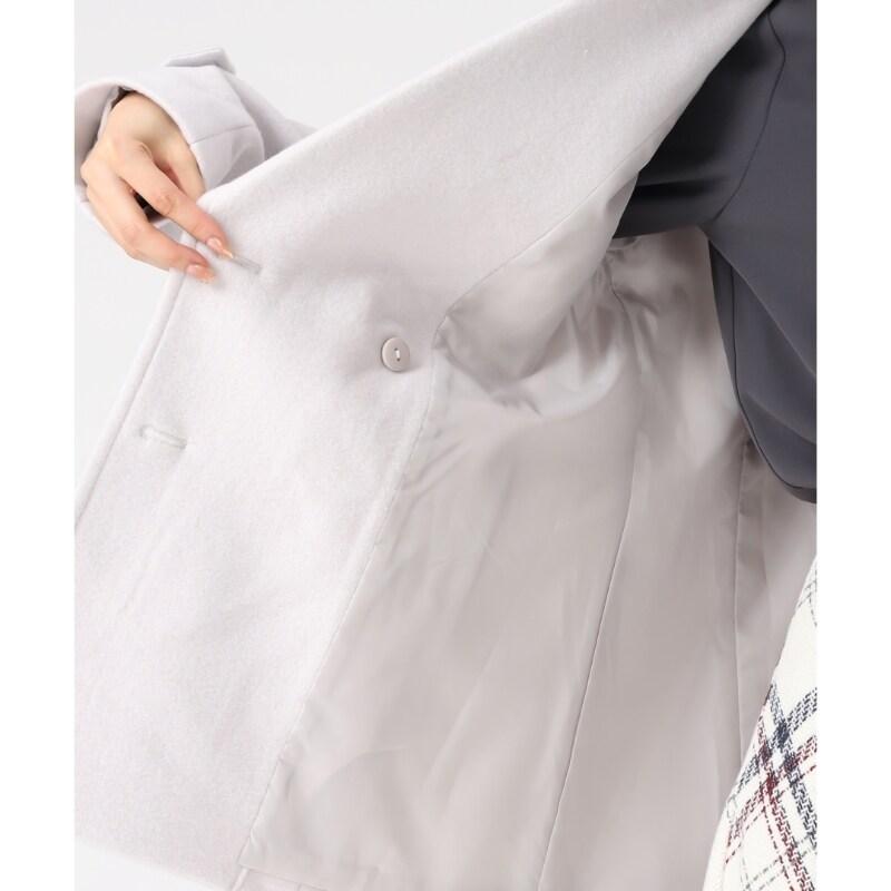 ミッシュマッシュ（MISCH MASCH）/2025秋冬新作 ミドル丈ダブルボタンコート MISCH MASCH（ミッシュマッシュ） 2025秋冬新作 ミドル丈ダブルボタン