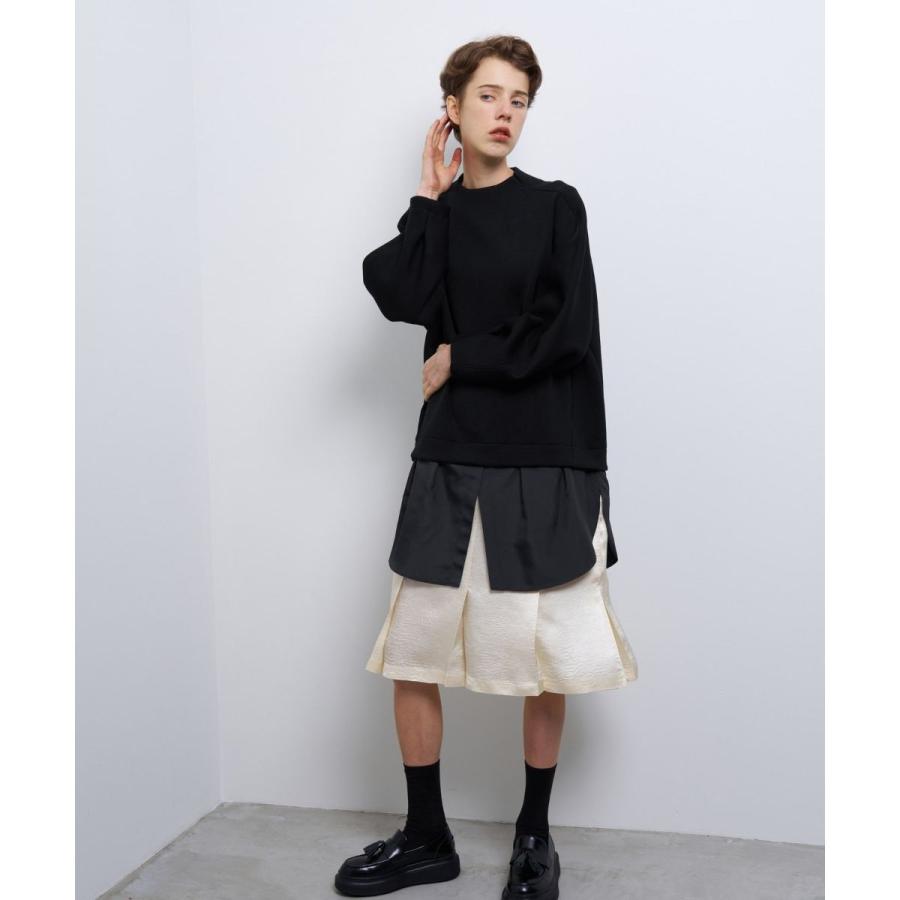 即日発送！新品 ランバンオンブルー レイヤードコンビワンピース LANVIN en Bleu ワンピース レイヤードコンビワンピース : ZOZOTOWN