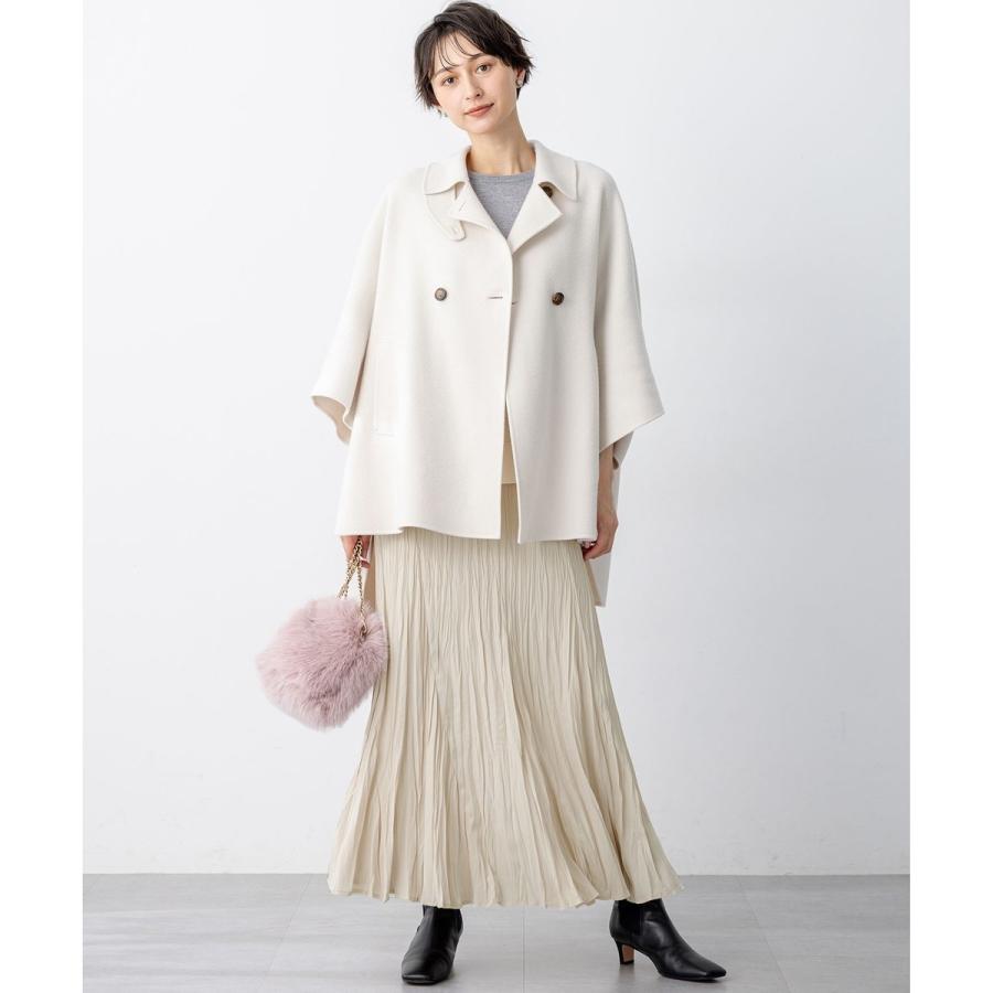 23区 【見上愛さん着用/Oggi12月号掲載】ウールライトリバー ポンチョ