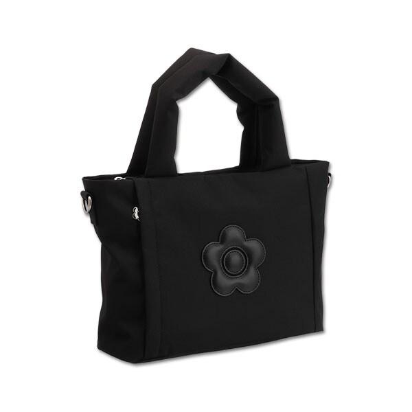 マリークヮント ライナー付 コート デイジー MARY QUANT 2WAY M MARY QUANT（マリークヮント） デイジーパッチライト 2WAYトート