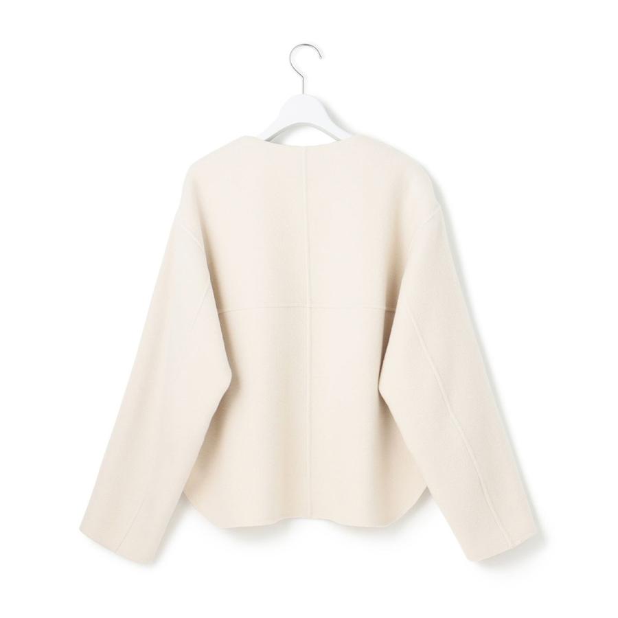 23区（ニジュウサンク） ウールライトリバー ノーカラー ショート