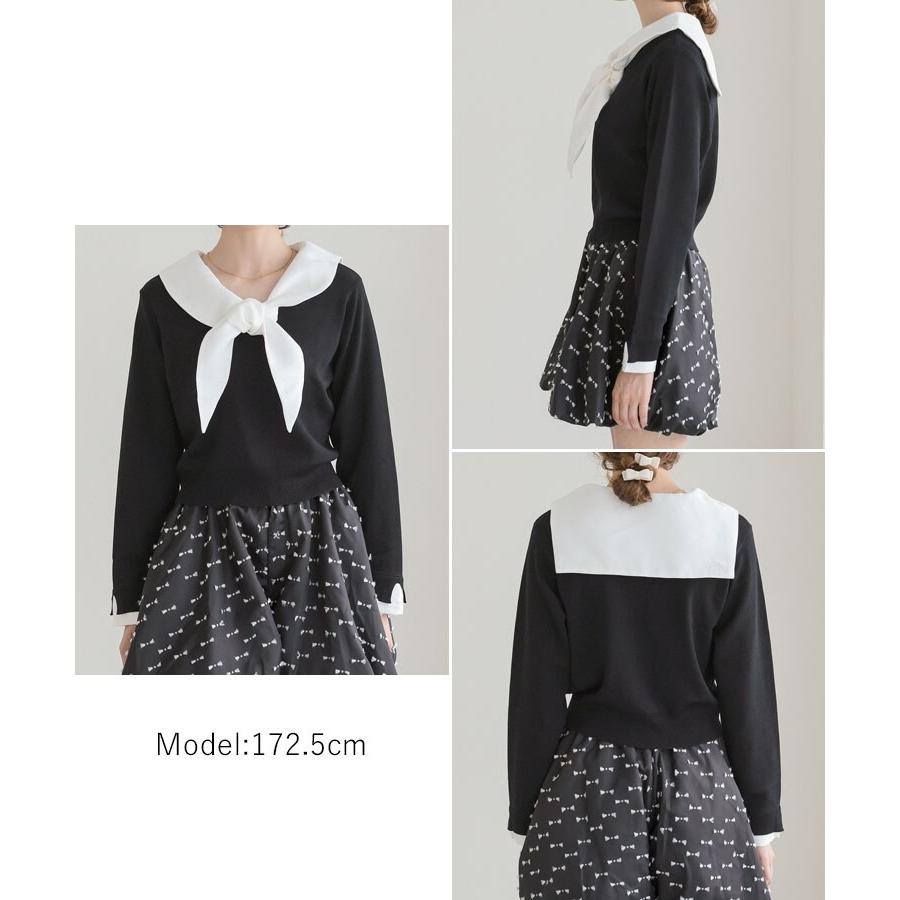 DONOBAN 【Donoban】セーラーカラーニット : マルイ(丸井)Yahoo!店