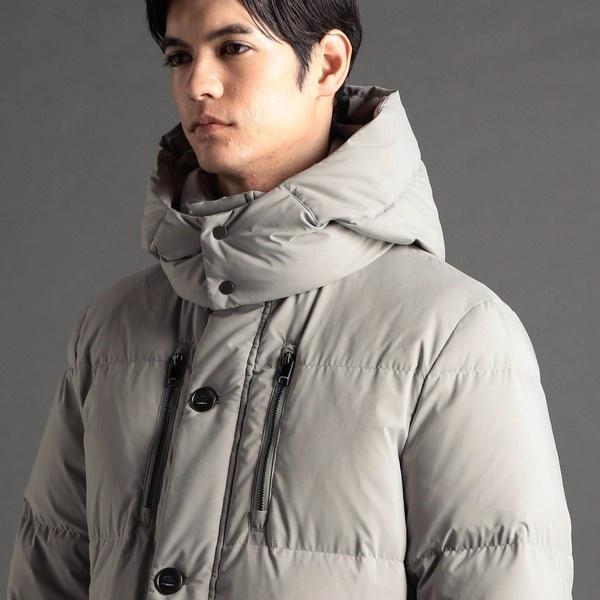 【ex/tra】ストレッチボンディング ロングダウンブルゾンの画像