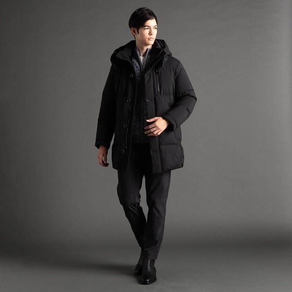 【ex/tra】ストレッチボンディング ロングダウンブルゾンの画像