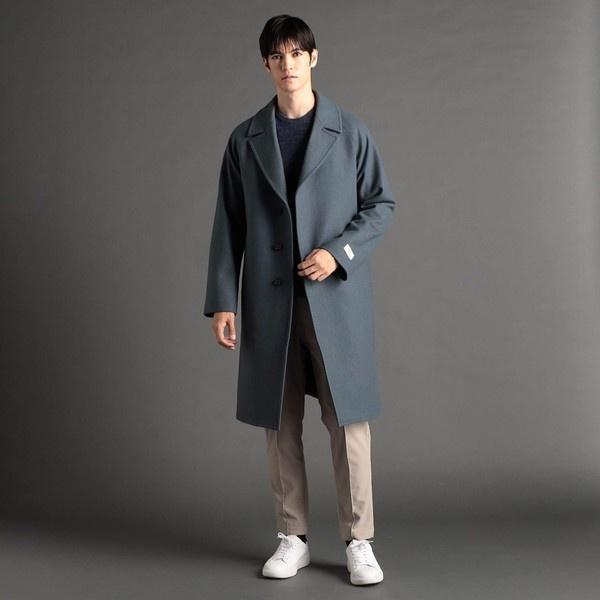 MONSIEUR NICOLE（ムッシュニコル） ウールメルトン チェスターコート