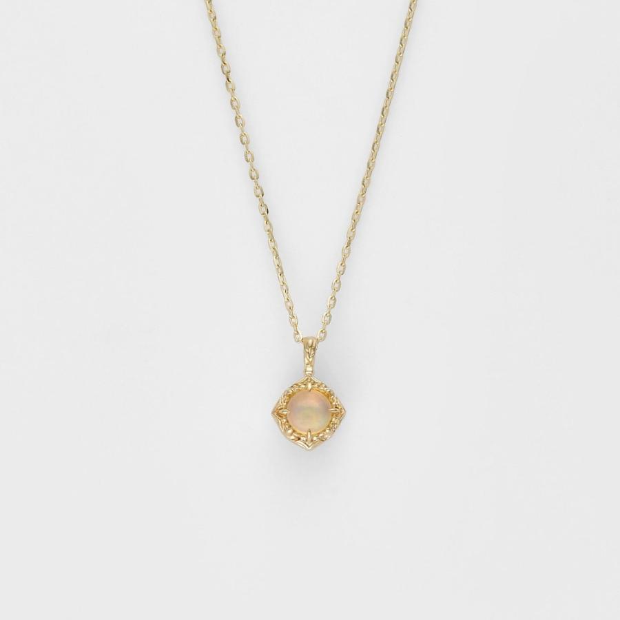 超美品 agete ゴールド ネックレス オパール K10オパールネックレス｜ネックレス｜アガット 公式オンラインストア