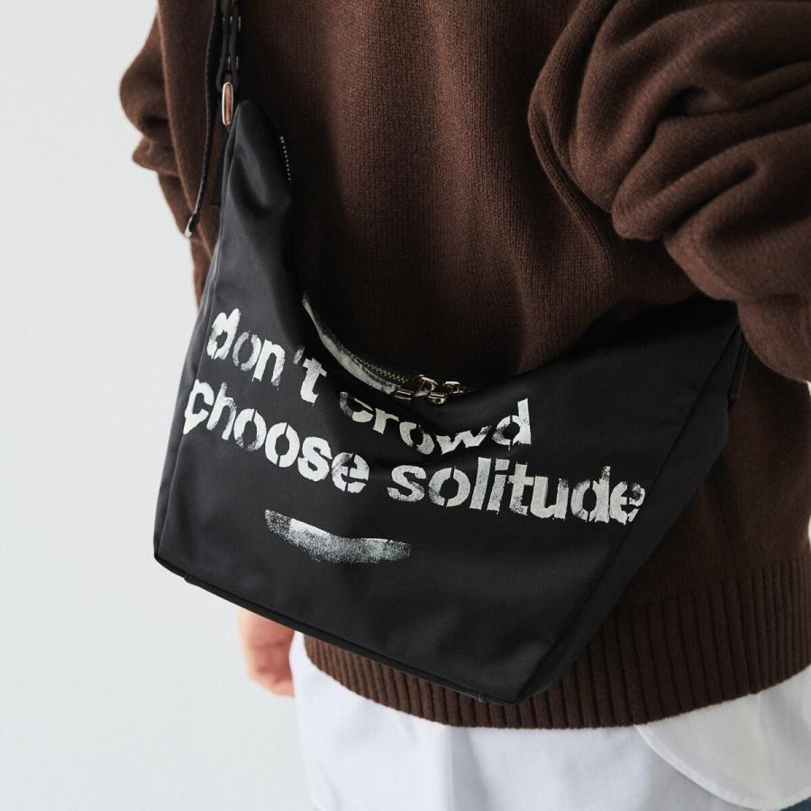 russet（ラシット） ステンシル風プリント ナイロン2WAYミニショルダー 