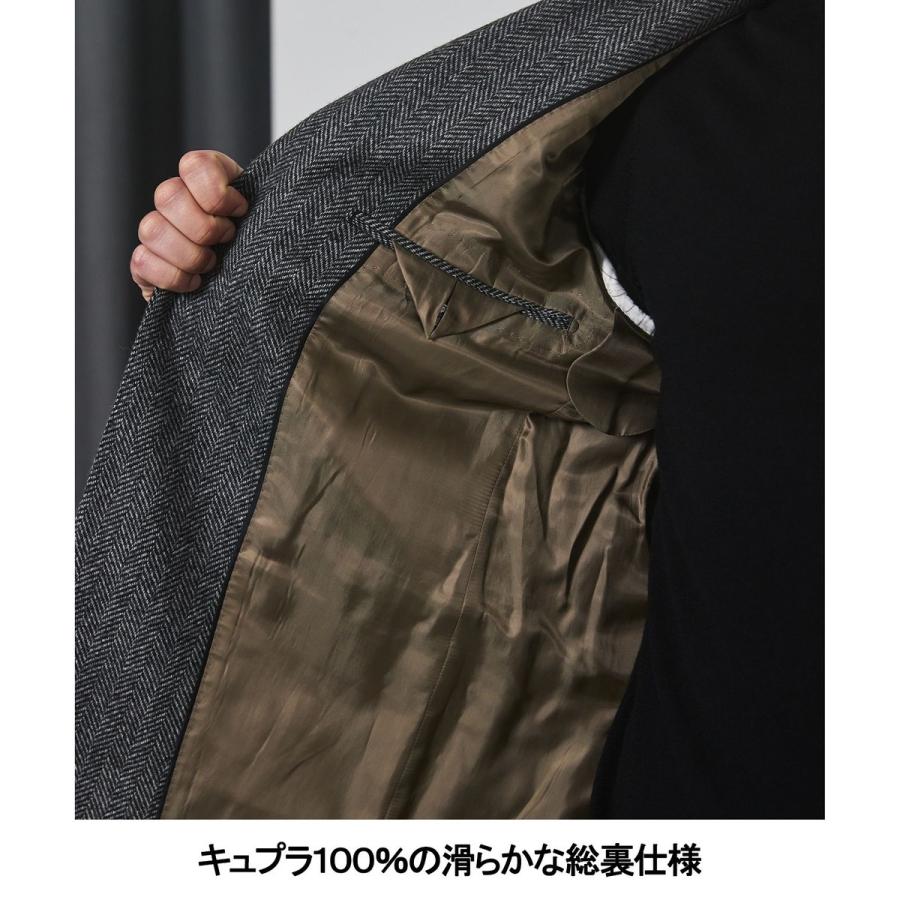 新色追加【一部ストレッチ】カシミヤブレンド 定番ツイードジャケット(25年モデル)の画像