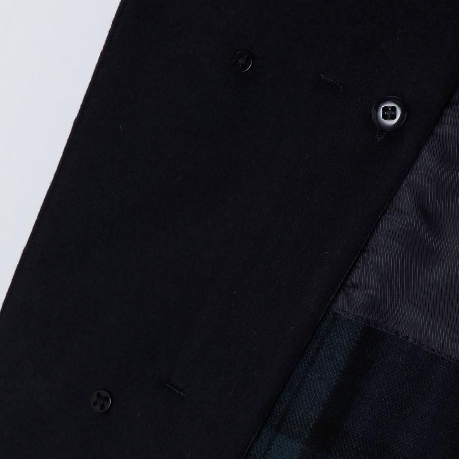 SHIPS（シップス） SHIPS: ネイビー ウール ビーバー ステンカラー