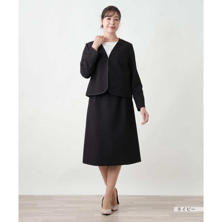 【店舗人気】ノーカラースーツ【セレモニー】