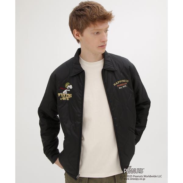 AVIREX（アヴィレックス） 《AVIREX × PEANUTS》QUILTING JACKET