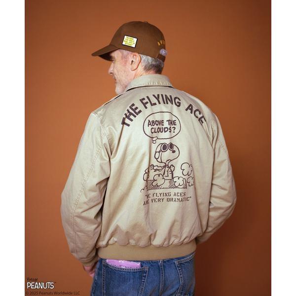 《AVIREX × PEANUTS》COTTON A-2 ”FLYING ACE”の画像