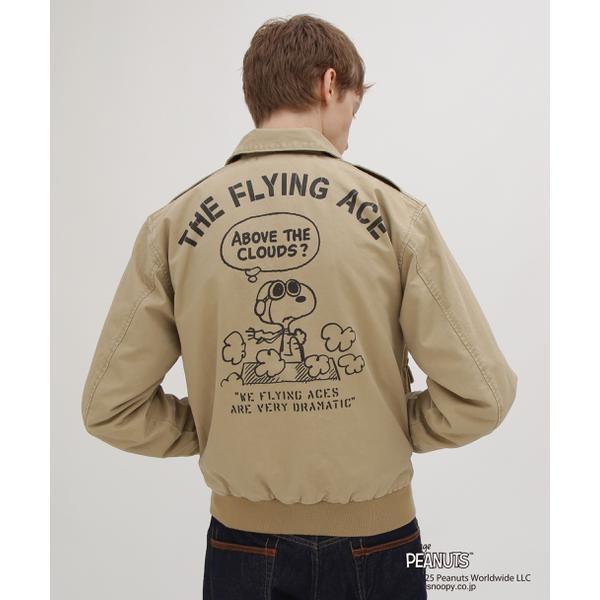 《AVIREX × PEANUTS》COTTON A-2 ”FLYING ACE”の画像