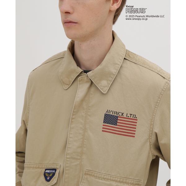 《AVIREX × PEANUTS》COTTON A-2 ”FLYING ACE”の画像