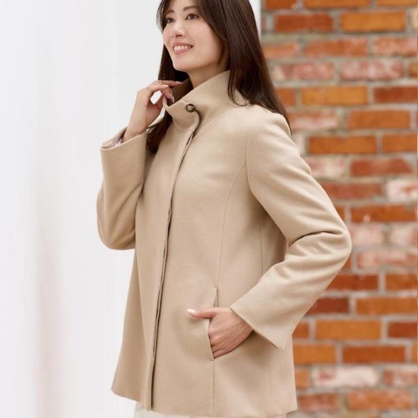 Reflect（リフレクト） 【衿が顔に当たらない◎】スタンドネックミドル