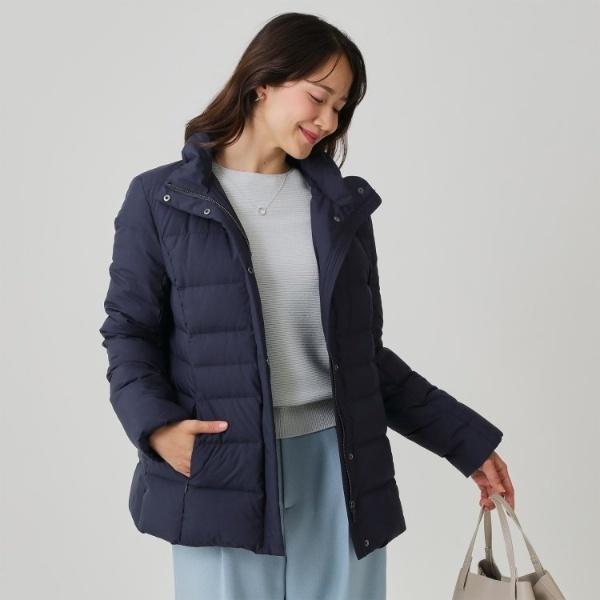 値下げ⭐︎美品⭐︎クードシャンス　ネイビー フランス産ホワイトダックダウンサイズ40 COUP DE CHANCE（クードシャンス） 【フランス産ホワイトダックダウン