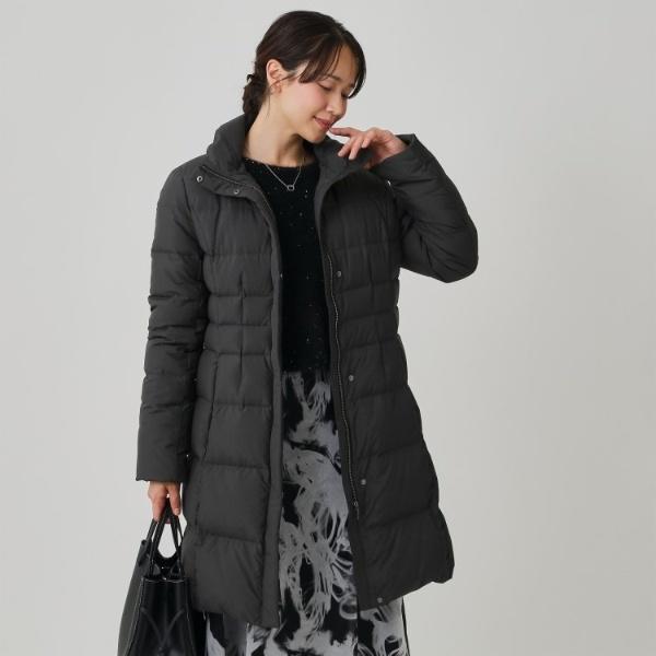 ダックス DAKS フード付き　ダウンコート 40 L グレー 撥水 日本製 COUP DE CHANCE（クードシャンス） 【フランス産ホワイトダックダウン