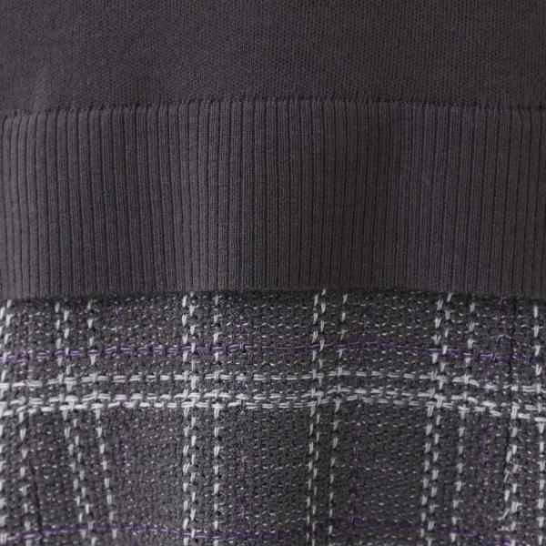 Reflect（リフレクト） 【コートインでもすっきり◎】チェック柄ニット