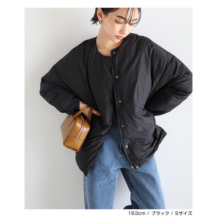 エバーネイビー（evernavy）/ノーカラー サイドジップ ダウンジャケット evernavy エバーネイビー ノーカラー サイドジップ ダウンジャケット evernavy エバーネイビー