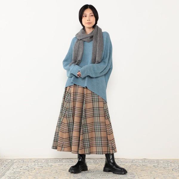 ニコルホワイト（NICOLE WHITE）/【WALDO】ホールガーメントガーターニット NICOLE white（ニコルホワイト） 【WALDO】ホールガーメントガーター