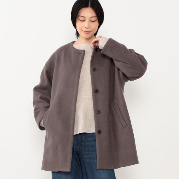 NICOLE white（ニコルホワイト） 【WALDO】スタンドカラーコクーン