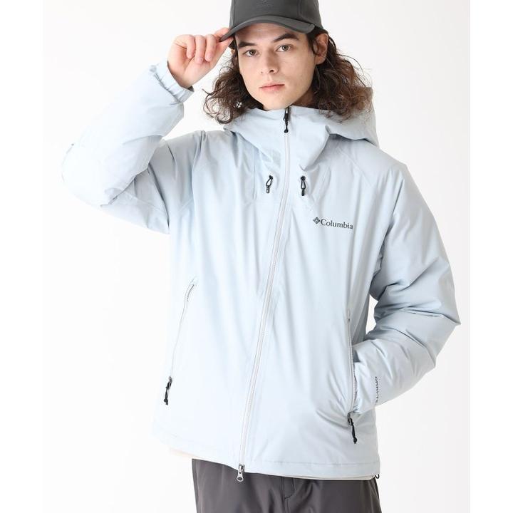 美品 コロンビア Columbia ダウンジャケット ホワイト フード付き Columbia（コロンビア） Columbia/ サンライズキャビンダウン