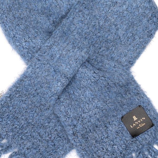 LANVIN en Bleu 【 （ランバン オン ブルー）】モコモコ差込みマフラー