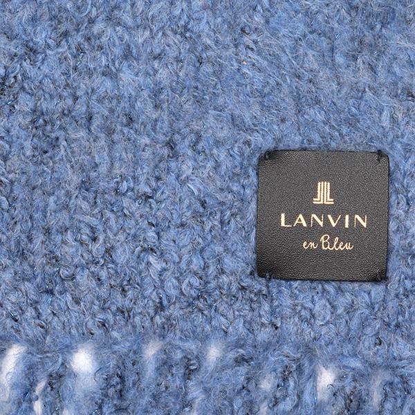 LANVIN en Bleu 【 （ランバン オン ブルー）】モコモコ差込みマフラー