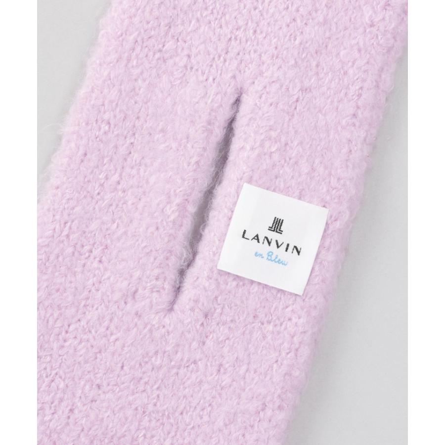 LANVIN en Bleu 【 （ランバン オン ブルー）】モコモコ差込みマフラー