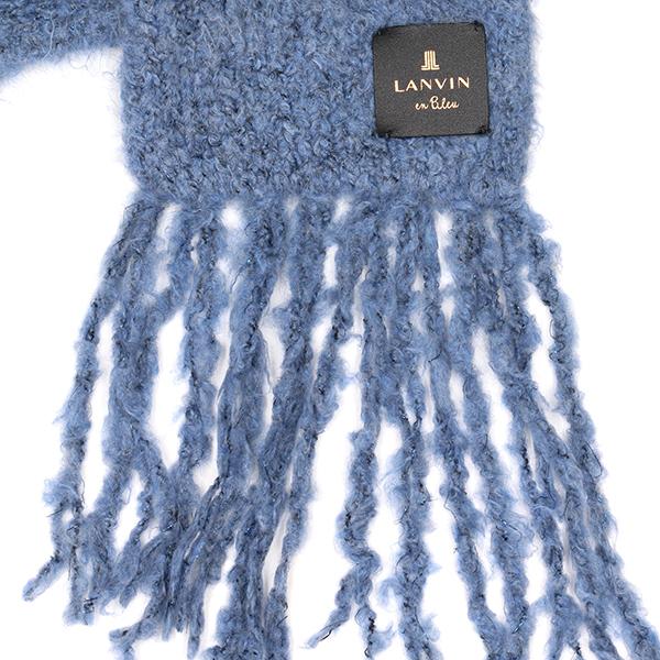 LANVIN en Bleu 【 （ランバン オン ブルー）】モコモコ差込みマフラー