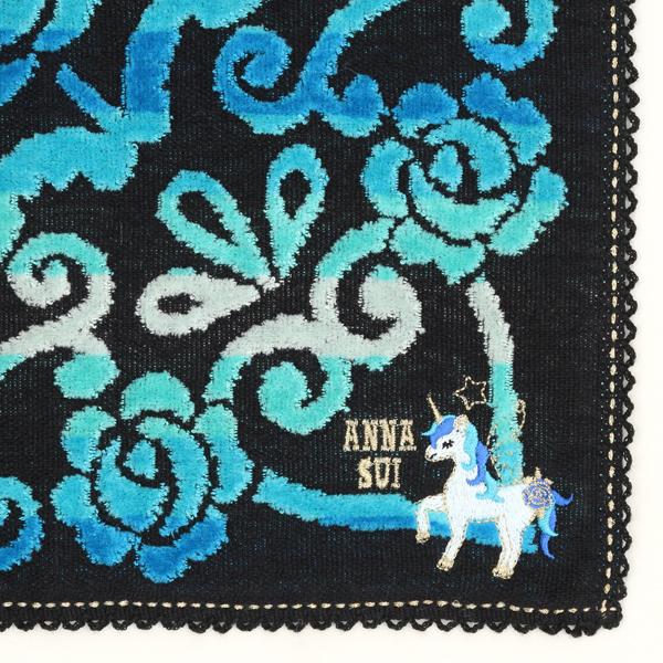 ANNA SUI（アナスイ） 大判 タオルハンカチ（cm）干支 ユニコーン刺繍