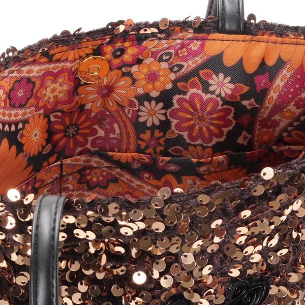 ANNA SUI（アナスイ） フラットトートバッグ スパンコール 【ANNA SUI