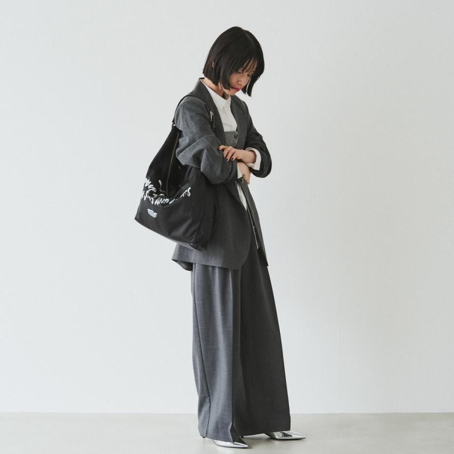 russet（ラシット） ステンシル風プリント ナイロン2WAYショルダー