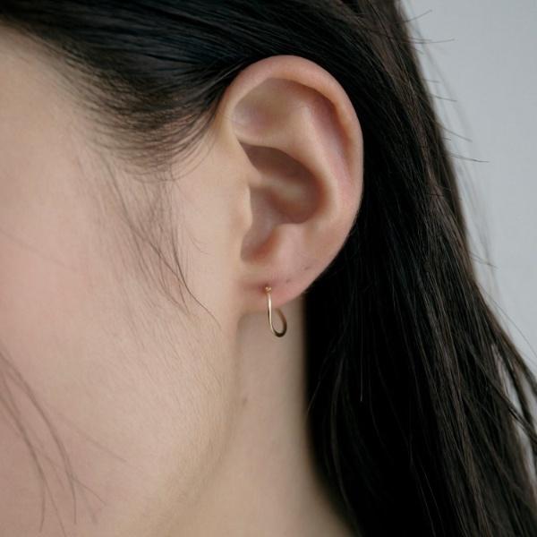 K10ウェーブフープピアス : マルイ(丸井)Yahoo!店 - 通販 - Yahoo