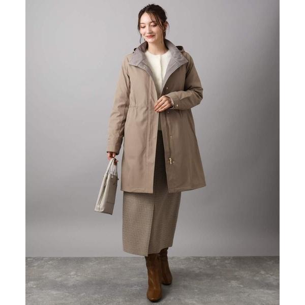 小さいサイズ】ダウンライナー付きマルチwayモッズコート/撥水加工