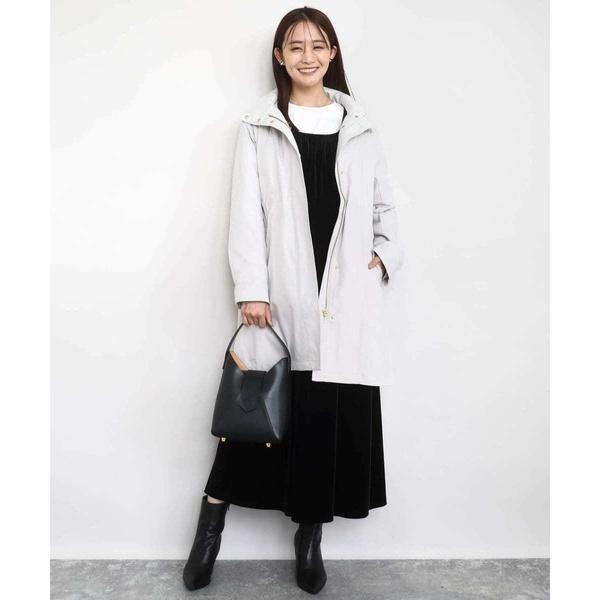 小さいサイズ】ダウンライナー付きマルチwayモッズコート/撥水加工