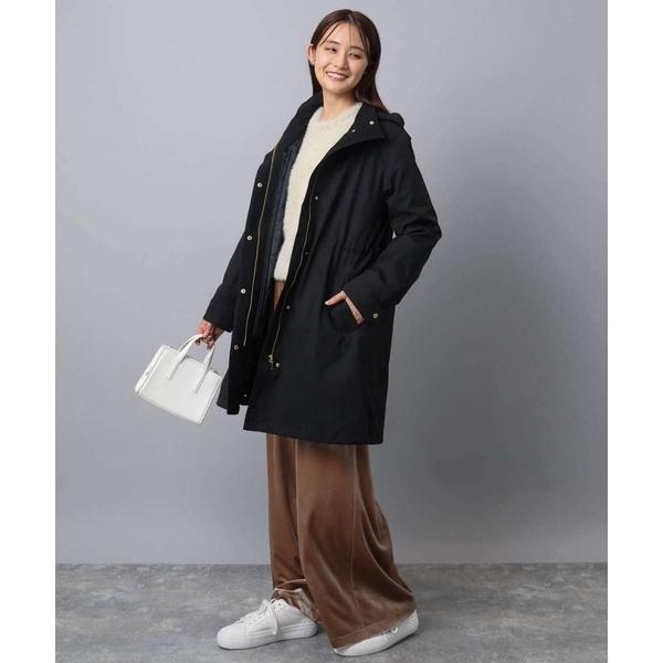 小さいサイズ】ダウンライナー付きマルチwayモッズコート/撥水加工