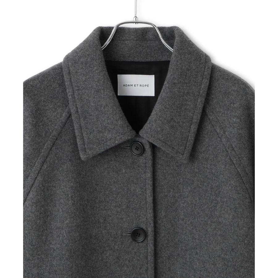 ADAM ET ROPE'（アダムエロペ） Super140'sメルトンシャツコート