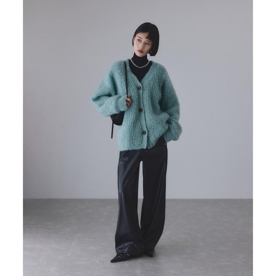 ADAM ET ROPE'（アダムエロペ） モヘヤウールニットカーディガン