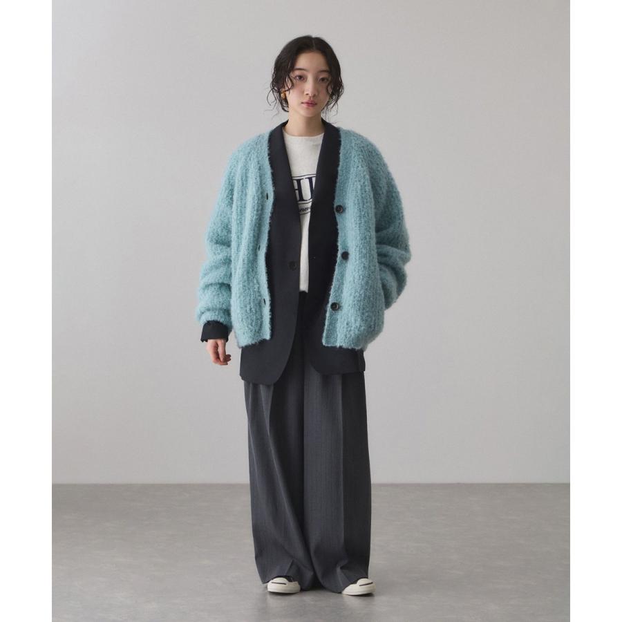 ADAM ET ROPE'（アダムエロペ） モヘヤウールニットカーディガン