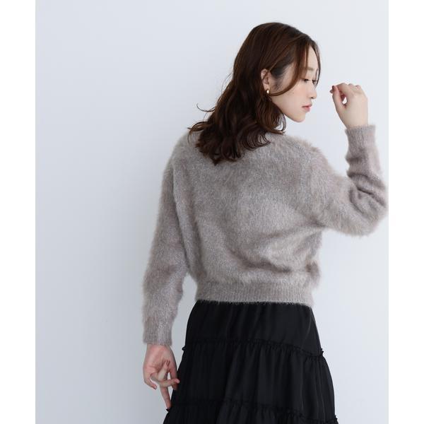 2025秋冬新品】ナチュラルビューティー ベーシックシャギーカーデ