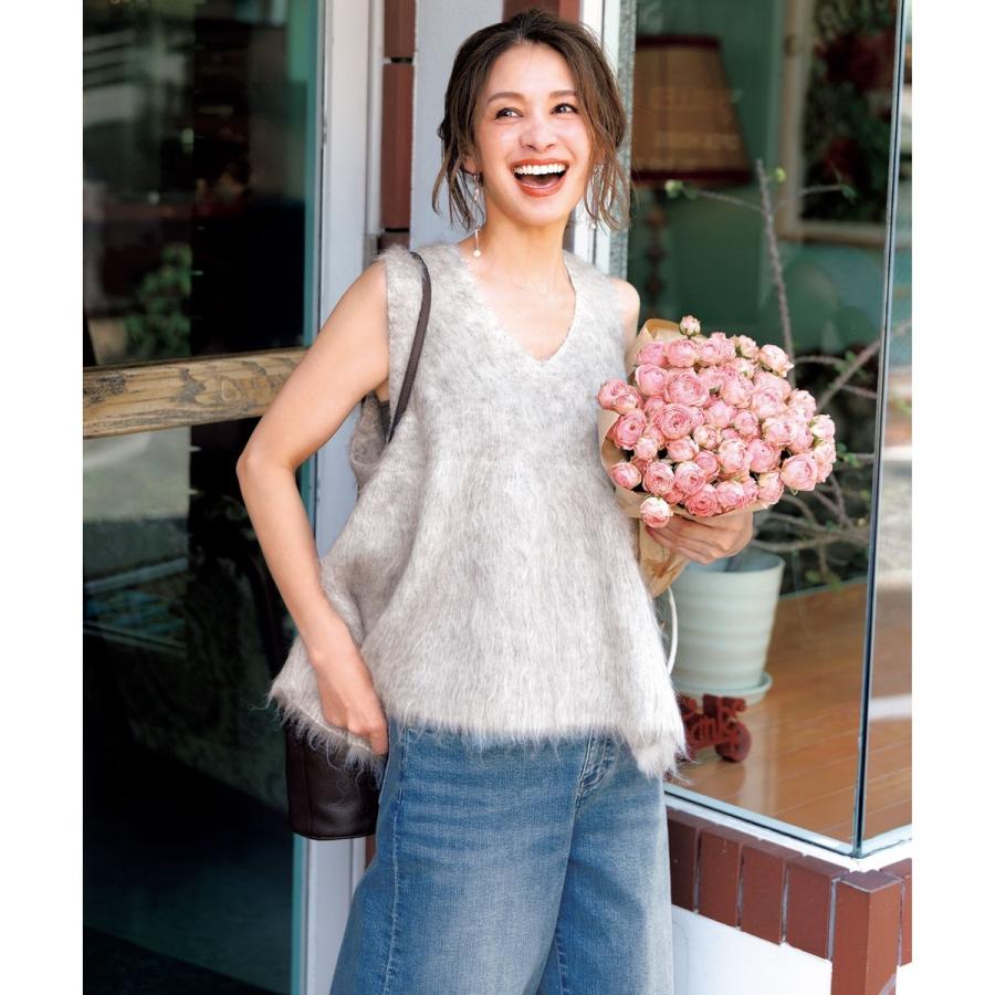 野呂佳代さん着用】アルパカシャギー ペプラムジレ : マルイ(丸井