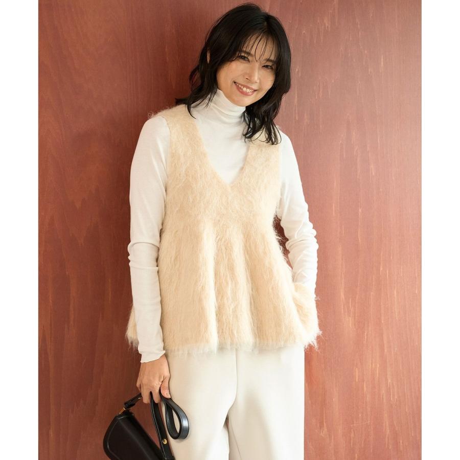 アルパカシャギー ペプラムジレ : マルイ(丸井)Yahoo!店 - 通販 
