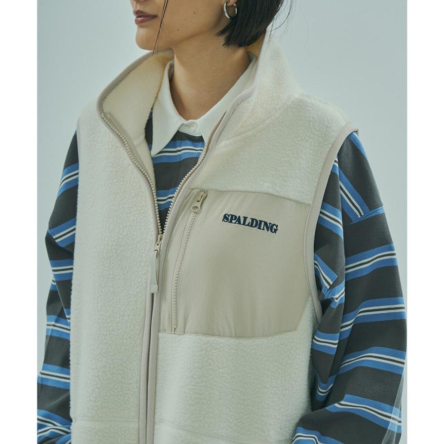 ローズバッド（ROSE BUD）/ROSE BUD x SPALDING/FLEECE VEST ROSE BUD（ローズバッド） ROSE BUD x SPALDING/FLEECE VEST : マルイ