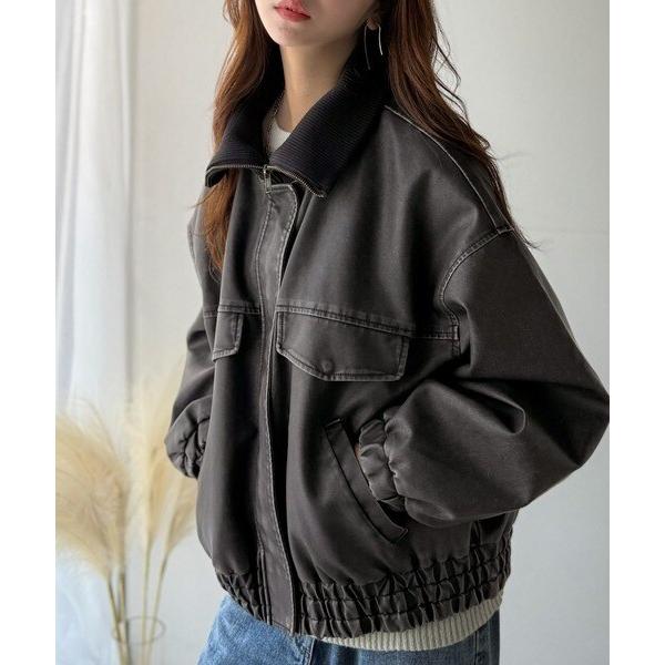 JaVaジャバコラボ》ゆるっとシルエット。ヴィンテージ加工フェイク