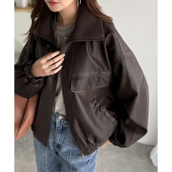 JaVaジャバコラボ》ゆるっとシルエット。ヴィンテージ加工フェイク