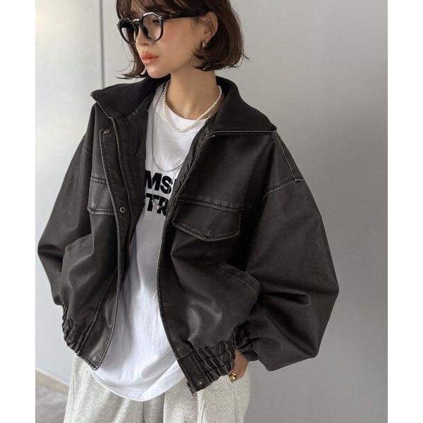 JaVaジャバコラボ》ゆるっとシルエット。ヴィンテージ加工フェイク