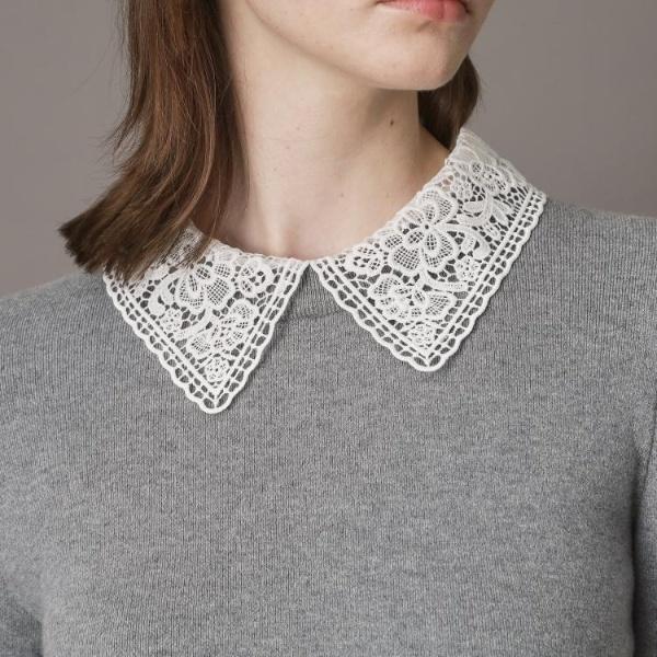 DRESSTERIOR（ドレステリア） 2WAYレースカラーニット : マルイ(丸井