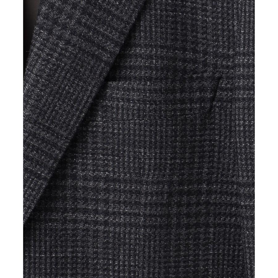 【Ermenegild Zegna/ゼニア】トロフェオ カシミヤ ジャケット_グレーチェックの画像